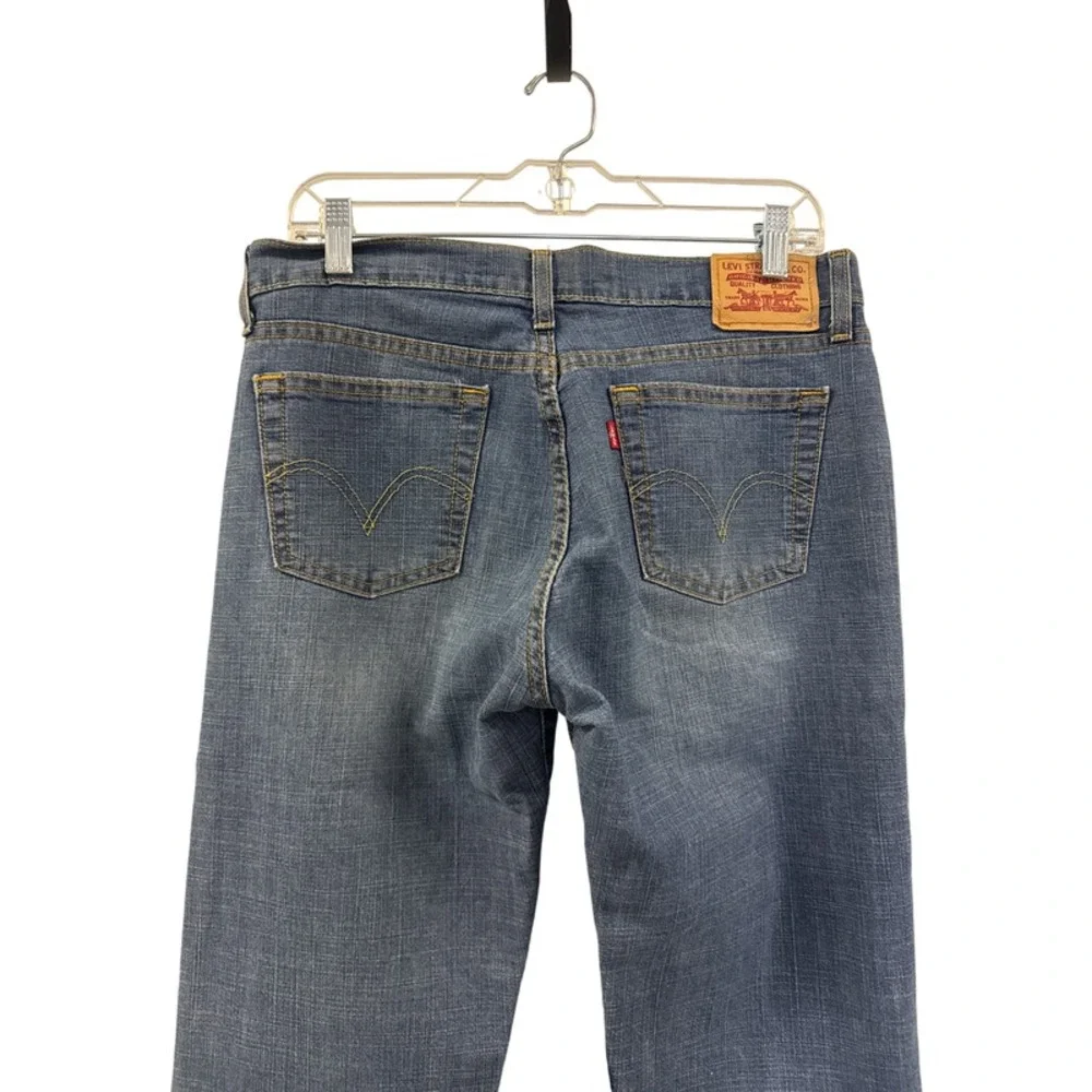 Levi's Nouveau‎ Low Straight 505 Jeans Men's Size 8M Stretch Denim Blue